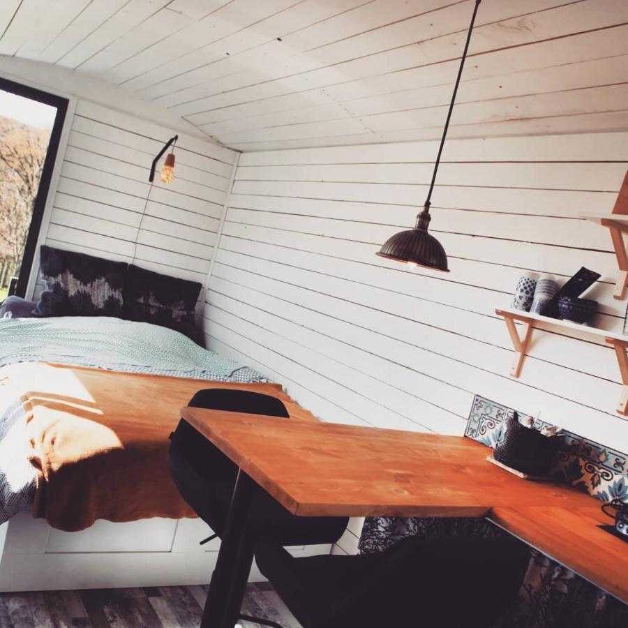 Ferienwohnung La Roulotte De L'Atelier Durbuy Exterior foto